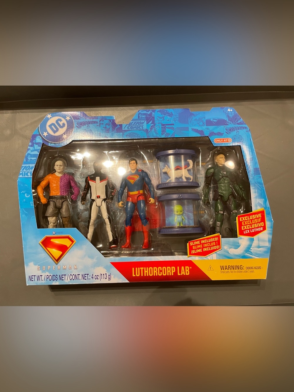 DC Comics Superman Action Figures Set 6” Pack of 4 New